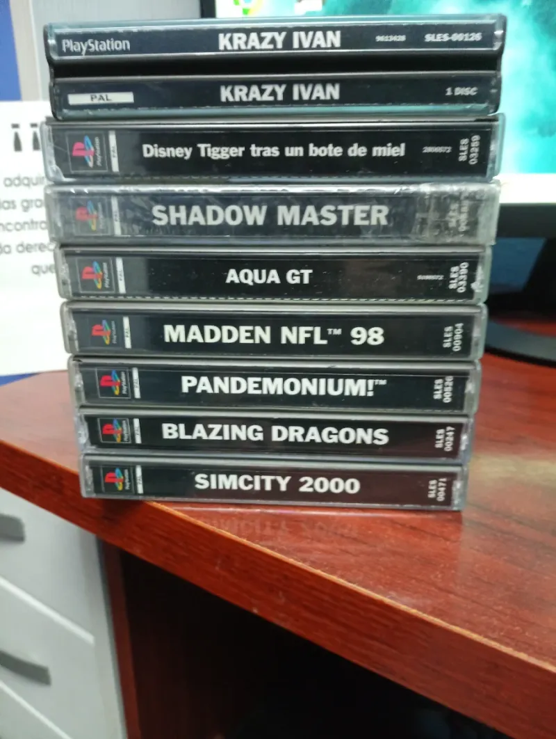 Lote 8 Videojuegos PS1 afbeelding 2