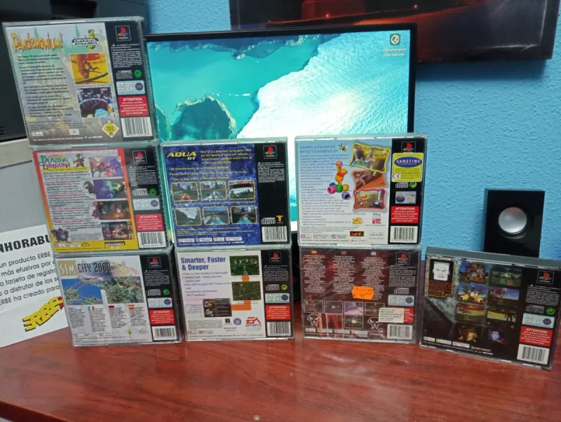 Lote 8 Videojuegos PS1 afbeelding 3