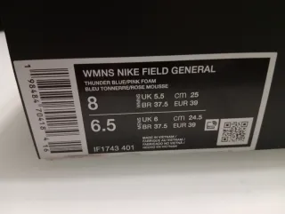 Nike Wmns Field General Azul Rosa