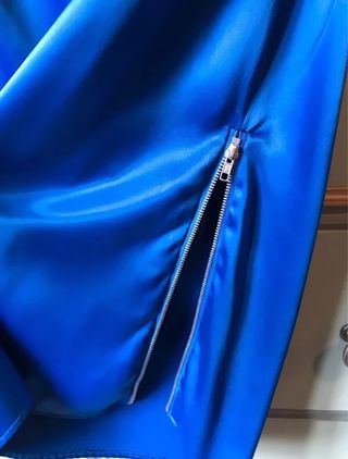 Abito tubino elegante blu elettrico