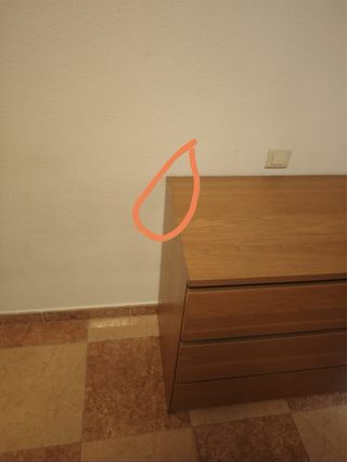 Cómoda Malm 6 cajones Ikea