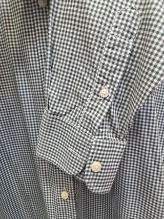 Camisa El Ganso cuadros verdes Talla 40