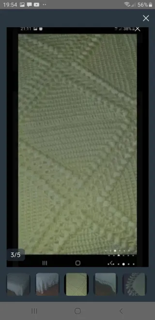 Colcha Algodón Hecha a Mano Blanca