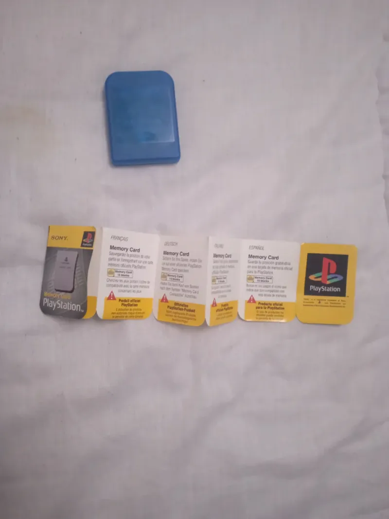 MEMORY CARD PS1,PSX SONY COMPLETA CON CAJA afbeelding 7