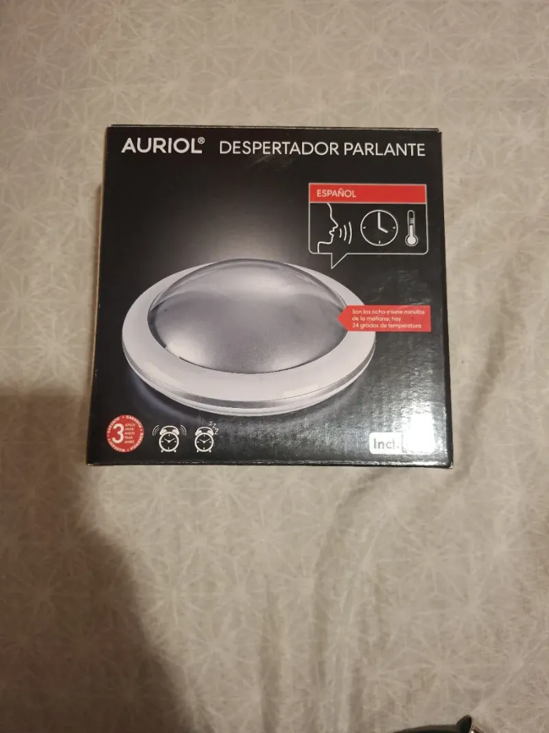 Despertador Parlante AURIOL Español afbeelding 2