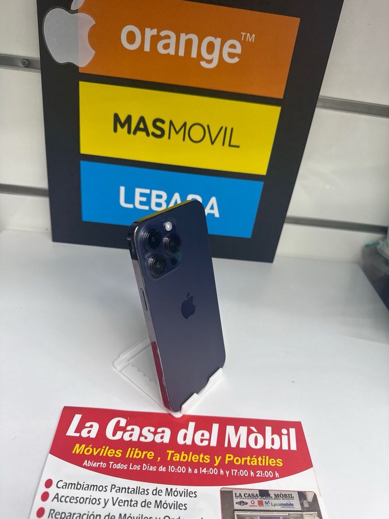 iPhone 14 Pro Max 256GB Morado/Gris Espacial afbeelding 2