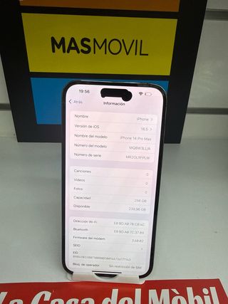 iPhone 14 Pro Max 256GB Viola/Grigio Siderale