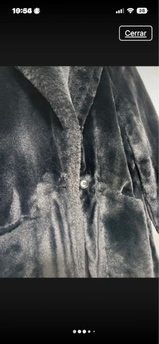 Abrigo pelo sintético Pull&Bear Talla S