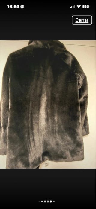 Abrigo pelo sintético Pull&Bear Talla S