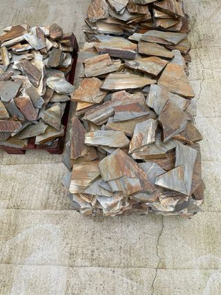 Laja piedra natural cuarcita rojo óxido