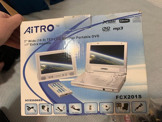 Reprod. DVD Coche AiTROL FCX201S + Monitor