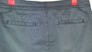 Falda elástica tipo vaquero