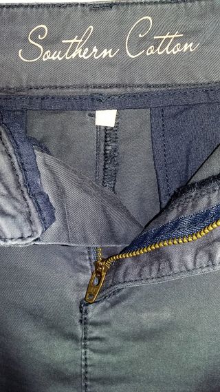 Falda elástica tipo vaquero