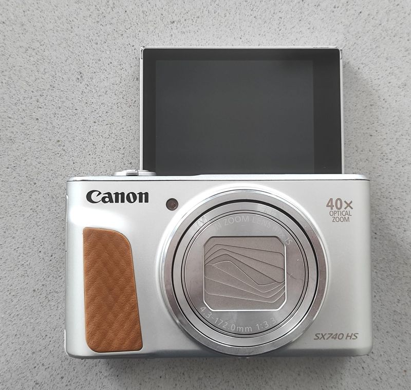 Cámara digital Canon Powershot SX740 HS gris afbeelding 3