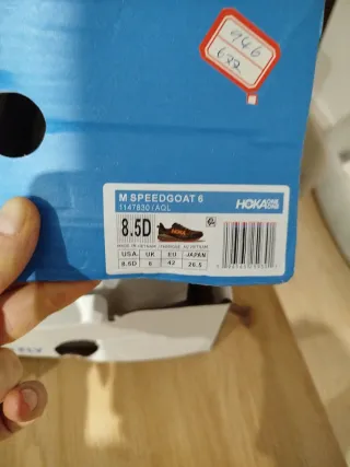 Hoka Speedgoat 6 Talla 42 Nuevas