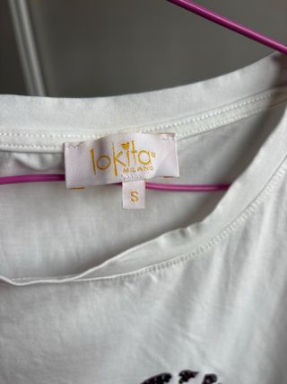 T-shirt Lokita cuore glitter Tg. S