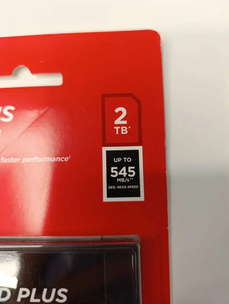 SanDisk SSD PLUS 2TB Disco Duro Estado Sólido afbeelding 3