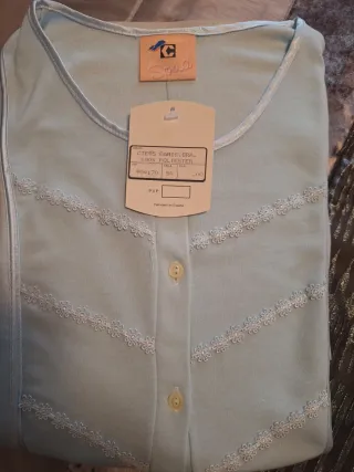 Camisón clásico mujer azul