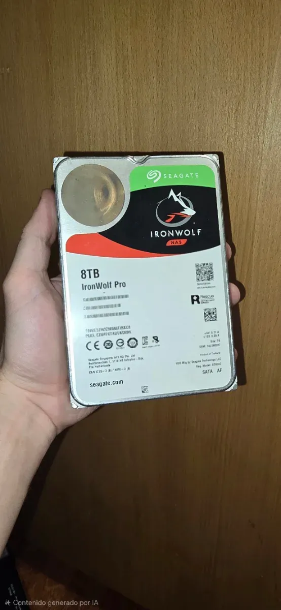 Disco Duro Seagate IronWolf Pro 8TB