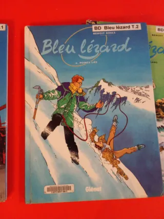 Comic Bleu lézard en francés