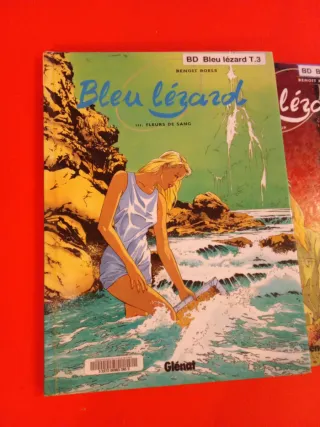 Comic Bleu lézard en francés