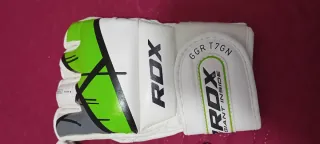 Guantes MMA RDX Entrenamiento Blanco y Verde.