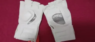 Guantes MMA RDX Entrenamiento Blanco y Verde.