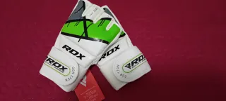 Guantes MMA RDX Entrenamiento Blanco y Verde.