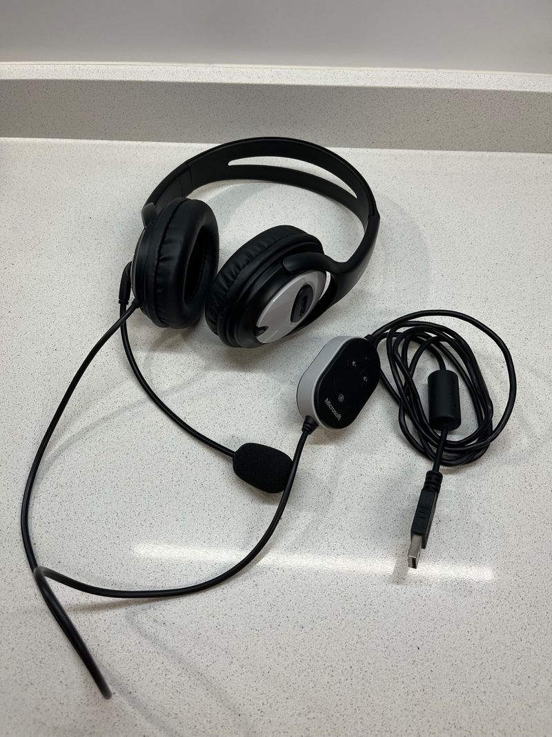 Auriculares Microsoft con Micrófono USB