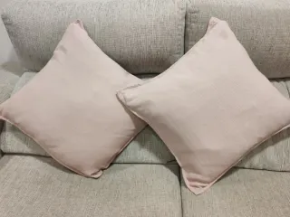 2 Fundas de Cojines Rosa Ikea