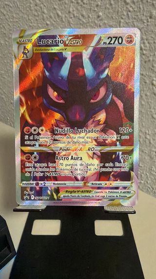 Carta Pokémon Lucario V ASTRO SWSH291 ES