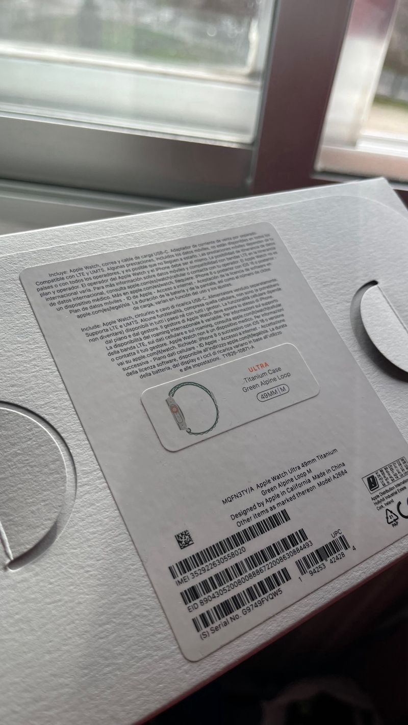 Apple Watch Ultra 1 Night Green/Silver afbeelding 5