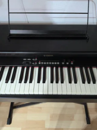 Piano digital negro No funciona