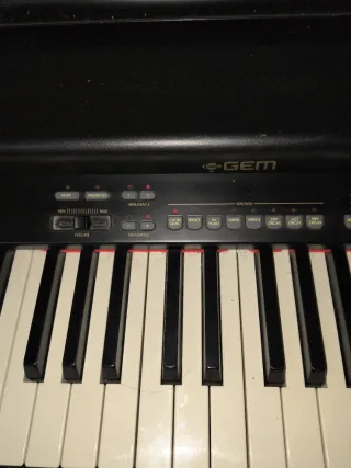 Piano digital negro No funciona