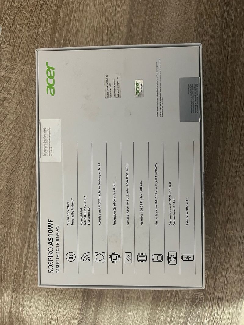 Tablet Acer Sospiro AS10WF 10.1 WiFi afbeelding 5
