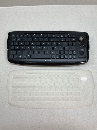 Tastiere Trust Grigio con Trackball