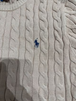 Jersey Polo Ralph Lauren Rosa Trenzado