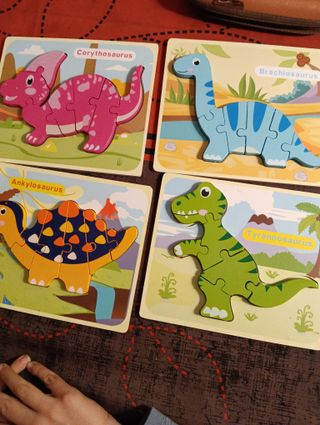 Puzzles, dinosaurios y tangram