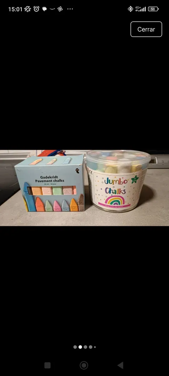 Tizas de Colores para Niños