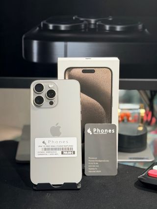 iPhone 15 Pro Max 256GB Natural Seminuevo
