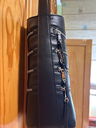 Bolso Bandolera Zara Diseño Multi-cremalleras