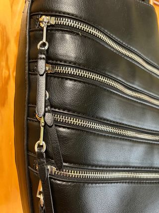 Bolso Bandolera Zara Diseño Multi-cremalleras