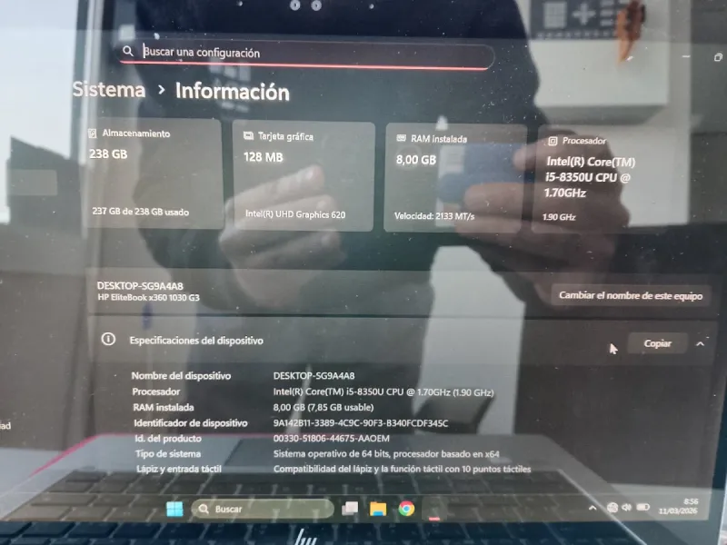 HP Elitebook G9 Plata afbeelding 4
