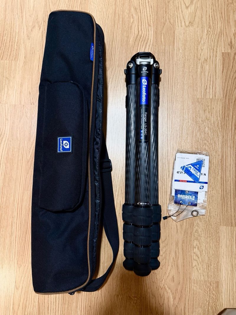Trípode Leofoto Ranger LS-364C Carbono afbeelding 2