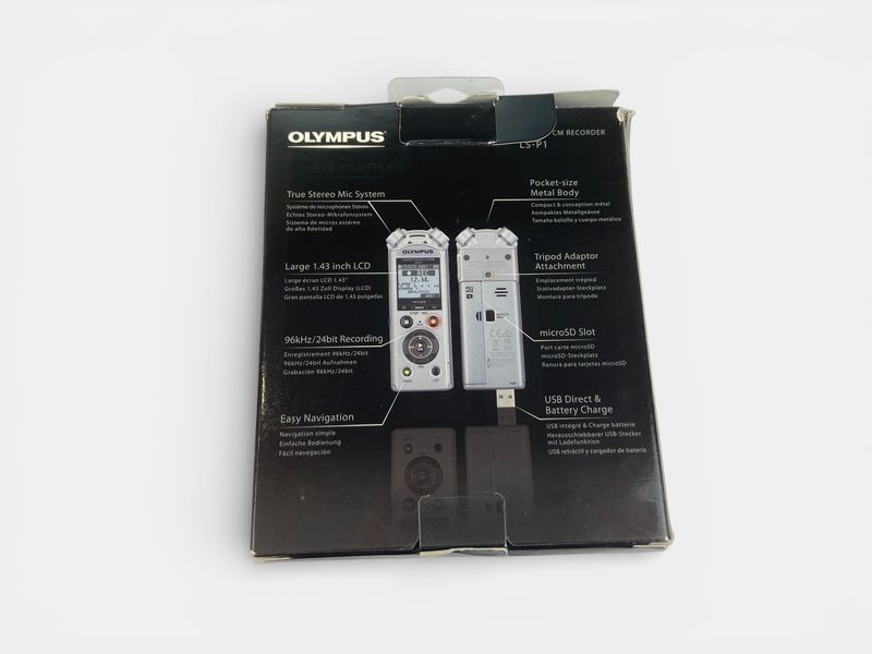 Grabadora digital de voz Olympus LS-P1 original afbeelding 3