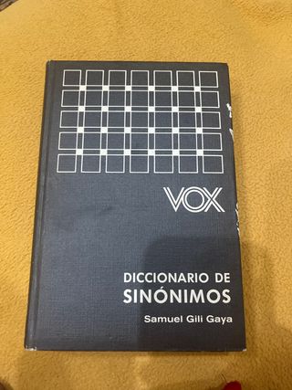 Diccionario de sinónimos