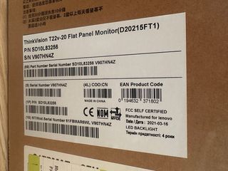 Pantalla Lenovo ThinkVision T22v-20