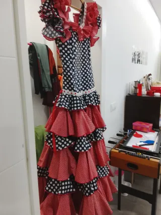 Vestido Flamenca Talla 38-40 Isabel Ruiz