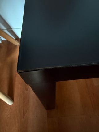Mesa auxiliar Ikea Lack negra