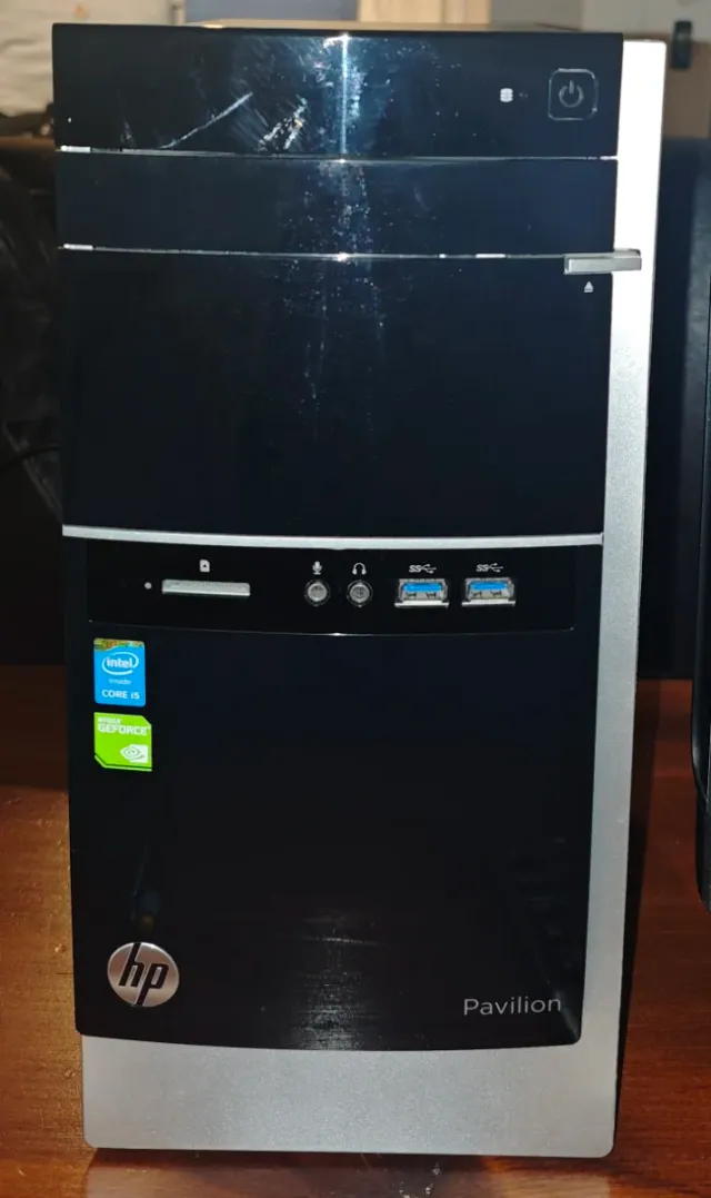 Ordenador HP Pavilion Negro/Plata